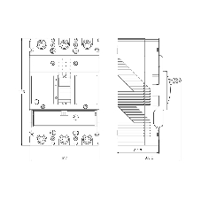 Выключатель автоматический MGS250 3P 160-200A 36kA YON MGS250N-3TAMF0200