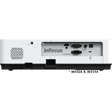 Проектор INFOCUS IN1049 3LCD, 5000 lm, WUXGA, 1.371.65:1, 50000:1, (Full 3D), 16W, 2хHDMI 1.4b, VGA in, CompositeIN, 3,5 мм audio IN, RCAx2 IN, USB-A, VGA out, 3,5 audio OUT, RS232, Mini USB B serv, RJ45, 3,3 кг