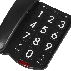 Телефон проводной Ritmix RT-520 черный