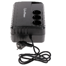 Источник бесперебойного питания CyberPower BU600E/600 ВА/360 Вт/3 х CEE 7 (евророзетка)