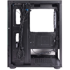 Компьютерный корпус 1STPLAYER MIKU Mi2-A черный mATX 3x120мм LED fans Mi2-A-BK-2F1R-1F1