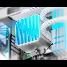 Система жидкостного охлаждения ID-Cooling DX240 Max белый 120мм алюминий+медь 2150rpm 32.5db 4-pin 300W