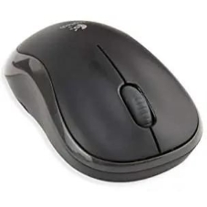 Мышь беспроводная Logitech B175 черный, 1000 dpi, радиоканал, USB, кнопки - 3