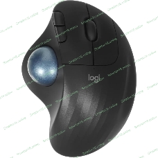 Трекбол Logitech M575S черный оптическая 2000dpi беспров. BT/Radio USB2.0 (910-007035)