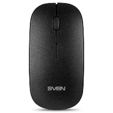 Мышь беспроводная SVEN RX-565SW темно-серый, 1600 dpi, радиоканал, USB, кнопки - 4