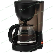 Кофеварка капельная Vitek Prive VT-8380 черный, исп. кофе - молотый, 1.25 л, 600 Вт