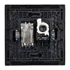 Розетка двойная TV+RJ45 кат.5E IEK FORTE&PIANO FP136 черный
