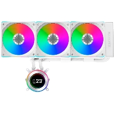 Система жидкостного охлаждения Lian-Li HydroShift II LCD-C 360CL ARGB Soc-AM5/AM4/1700/1851 белый 4-pin 31dB Al+Cu LCD Ret (G89.GHS2LCD36RW.R0)