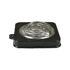Плита настольная электрическая BLACKTON Bt HP101S чёрный, 1 кВт, ТЭН, конфорки - 1, эмаль, поворотные переключатели