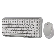 Комплект клавиатура+мышь Smartbuy 626376AG беспроводной, USB, 1000 DPI, белый