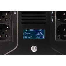 Источник бесперебойного питания SMARTWATT UPS SAFE PRO LCD 600 Line-interactive 600VA/360W Brick (Euro x8, USB, RJ11/RJ45 protection, LCD, 275x210x9
