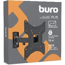 Кронштейн для телевизора Buro FL1S черный, 20