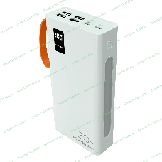 Портативный аккумулятор More choice (4620202550583) PB22-30 с кабелем 2USB 2.1A - 30000mAh белый
