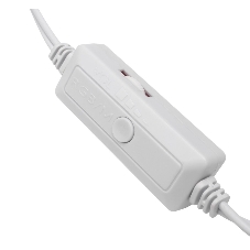 Акустическая система 2.0 Gembird SPK-305-W, 10Вт, пластик, рег.громкости, RGB подсветка, белый