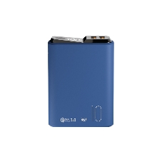 Портативный аккумулятор OLMIO QS-10, 10000mAh, 22.5W, QuickCharge3.0/PowerDelivery, LCD, темно-синий