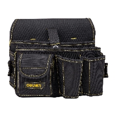 Поясная сумка монтажника Deli DL-P5 270 x 190 x 140мм, 7 карманов, ткань Оксфорд 600D