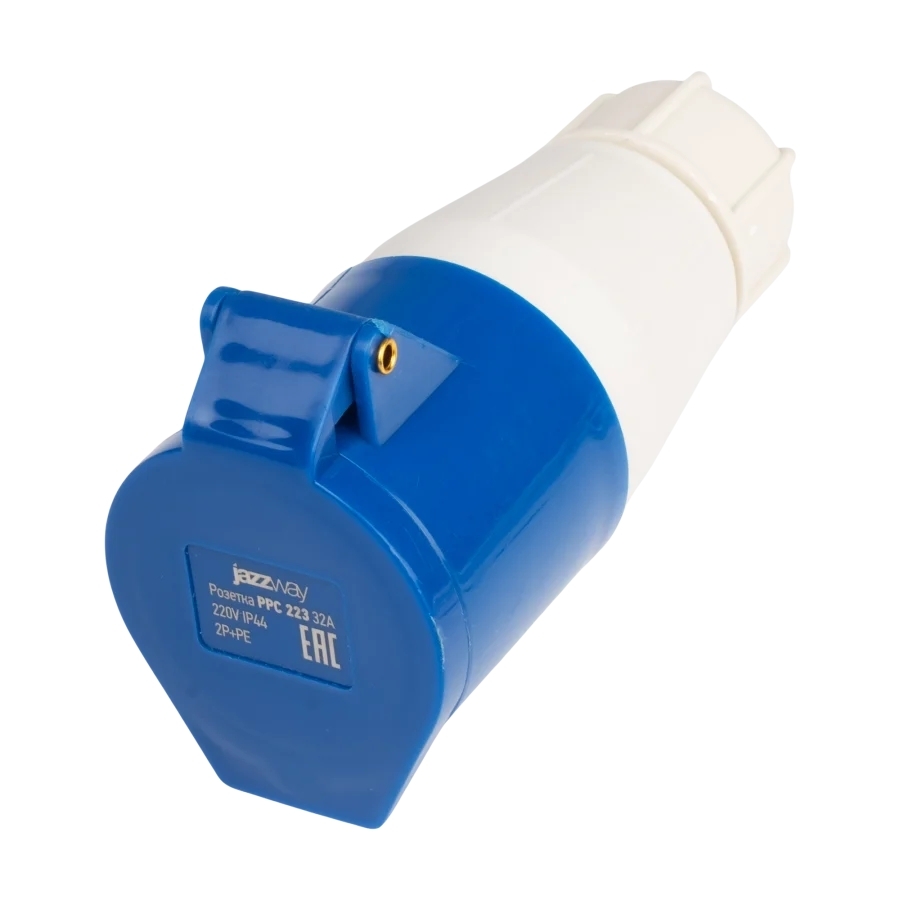 Розетка переносная PPC 223 2P+PE 32А 220В IP44 Jazzway