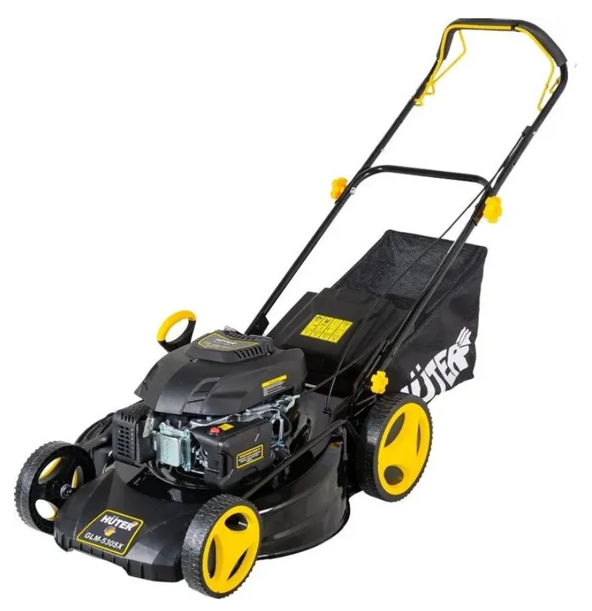 Газонокосилка бензиновая Huter GLM-530SX Grey, 6 л.с.