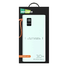 Портативный аккумулятор More choice (4620202550583) PB22-30 с кабелем 2USB 2.1A - 30000mAh белый