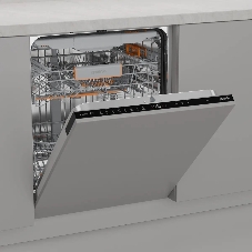 Посудомоечная машина встраиваемая Gorenje GV673B65 16 комплектов, 3 корзины, инверторный мотор, отсрочка старта, Wi-Fi управление, сенсорное управление, полный AquaStop, сенсор уровня воды, энергоэффективность А+++, уровень шума 42 дБ, белый