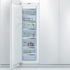 Встраиваемый морозильный шкаф Bosch GIN81AEF0U, белый, 212л, 5 ящиков