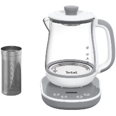 Чайник электрический Tefal BJ551B10 1.5 л, 1430 Вт, белый/серый