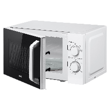 Микроволновая печь BBK 20MWS-761M/W белый, 20 л, 700 Вт, переключатели - поворотный механизм