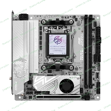 Материнская плата MSI MPG B850I EDGE TI WIFI, AM5, AMD B850, 2xDDR5, 2xSATA, 2xM.2, 1xPCIe 5.0 x16, 1xHDMI, 1x5Gb LAN, Wi-Fi 7, Bluetooth 5.4, 1xUSB-C 20Gbps, 3xUSB-A 10Gbps, 2xUSB-A 5Gbps, 2x3.5 мм, 7.1, Mini-ITX