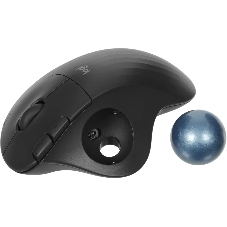 Трекбол Logitech M575S черный оптическая 2000dpi беспров. BT/Radio USB2.0 (910-007035)