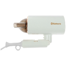 Фен SAKURA SA-4043W белый, 2000 Вт, компактный