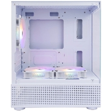 Компьютерный корпус 1STPLAYER MIKU Mi2-A белый, mATX, 3x120мм LED fans