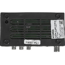 Приставка для цифрового ТВ Hyundai H-DVB440 черный, DVB-T2, DVB-T, DVB-C, HDMI, USB 2.0 x2