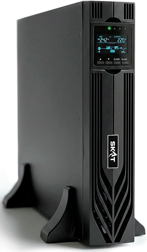 Источник бесперебойного питания Бастион SKAT-UPS 3000-RACK-ON-6X9-E P3 / 3000 ВА / 3000 Вт / 8 x IEC 320 C13, 1 x IEC 320 С19