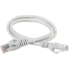 Коммутационный шнур (патч-корд), кат.5Е UTP, LSZH, 0,2м, серый ITK Коммутационный шнур (патч-корд), кат.5Е UTP, LSZH, 0,2м, серый