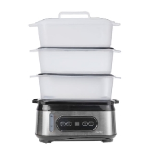 Пароварка Centek CT-1459 серебристый, 9 л, ярусы - 3, 1050 Вт, электронное