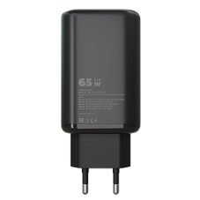 Сетевое зарядное устройство MORE CHOICE NC79a 1USB+2Type-C 3.0A PD 65W быстрая зарядка для Type-C 2м, черный