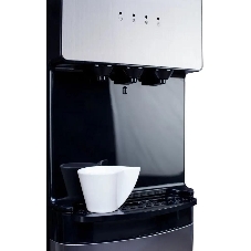 Кулер для воды Hotfrost V400AS, нижняя загрузка, нагрев 90 °С, охлаждение 10 °С, серебристый/черный