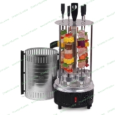 Шашлычница электрическая BQ BBQ1000 черный/стальной