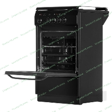 Плита электрическая De Luxe 5004.13э (кр)-001 черный, конфорок 4 шт, духовка 43 л, 50 см x 85 см x 50 см