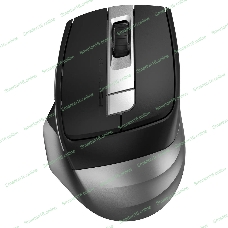 Мышь беспроводная A4Tech Fstyler FB35C серый/черный, 2000 dpi, радиоканал, Bluetooth, USB, кнопки - 6