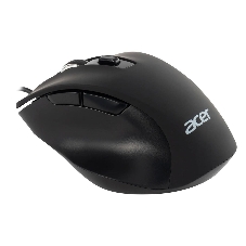 Мышь проводная Acer OMW120 черный, 2000 dpi, USB, кнопки - 6