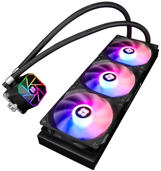 Система жидкостного охлаждения Thermalright Aqua Elite 360 Black ARGB V3, 360 мм, 3x120 мм, ARGB