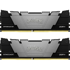 Оперативная память Kingston Fury Renegade, DDR4, 16GB (2x8GB), 3200MHz, CL16, DIMM, с радиатором, серый/черный