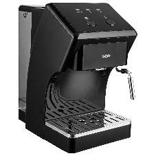 Кофеварка рожковая BBK CM1502 черный, исп. кофе - молотый, 1,5 л, 1050 Вт, 15 Бар