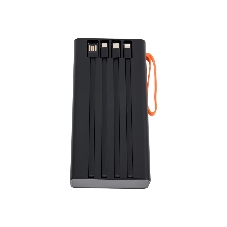 Портативный аккумулятор More choice (4620202550576) PB22-30 с кабелем 2USB 2.1A - 30000mAh черный