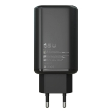 Сетевое зарядное устройство MORE CHOICE NC79a 1USB+2Type-C 3.0A PD 65W быстрая зарядка для Type-C 2м, черный