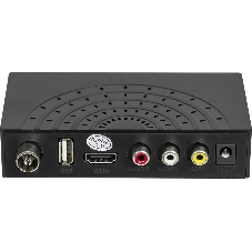 Приставка для цифрового ТВ Hyundai H-DVB440 черный, DVB-T2, DVB-T, DVB-C, HDMI, USB 2.0 x2
