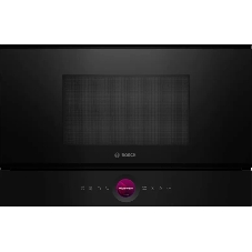 Встраиваемая микроволновая печь Bosch BFR7221B1 900Вт, 5 режимов, инвертер, 21 л, черный, петли справа