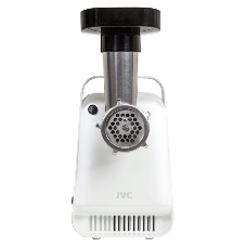 Мясорубка электрическая JVC JK-MG123 белый, 2000 Вт, 2.0 кг/мин, реверс, защита от перегрузки, насадки - 4