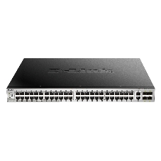 Коммутатор D-Link DGS-3130-54PS/B2A, 48×1 Гбит/с + 2×10 Гбит/с Base-T + 4×10 Гбит/с SFP+, управляемый